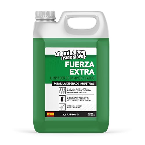 Chemical Trade Store - Limpiador de Caminos y Patios - Eliminador de Manchas Exterior Concentrado | Terrazas, Entradas, Azoteas - 2,5 Litros