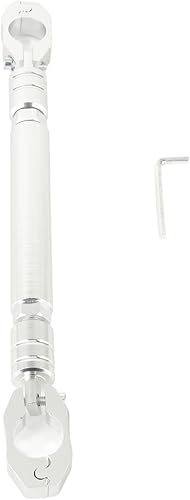 Qiilu Barra de equilibrio de aleación de aluminio Manillar de motocicleta Barra transversal Accesorios de moto Universal para manillar de