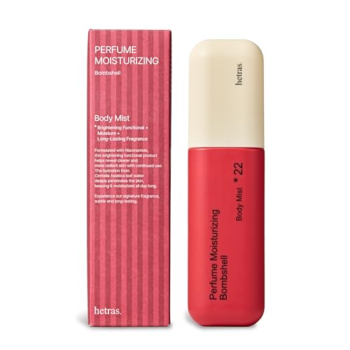 hetras Perfume Body Mist (Bombshell Scent)– Hydrating Fragrance Spray with Niacinamide | Skin...