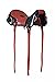 BATOOL UBB INTERNATIONAL Fibre Tree Comfy Endurance Genuine Leather Horse Saddle Comfortable Light Weight Horse Riding Easy to Clean Carbon Saddle Stirrup-Straps Size:16-17 inches Seat, CEN89 (17.5)