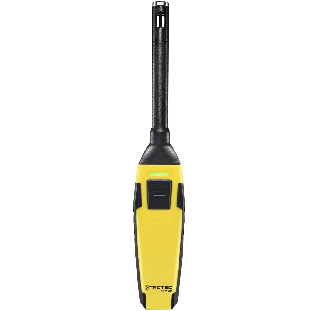 TROTEC Thermo-hygromètre connecté BC21WP pour Smartphone, mesure l'humidité relative, température, point de rosée et température humide