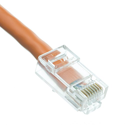 Cable Ethernet Cat5e UTP con conector RJ45, 2.13 m naranja miniatura 2
