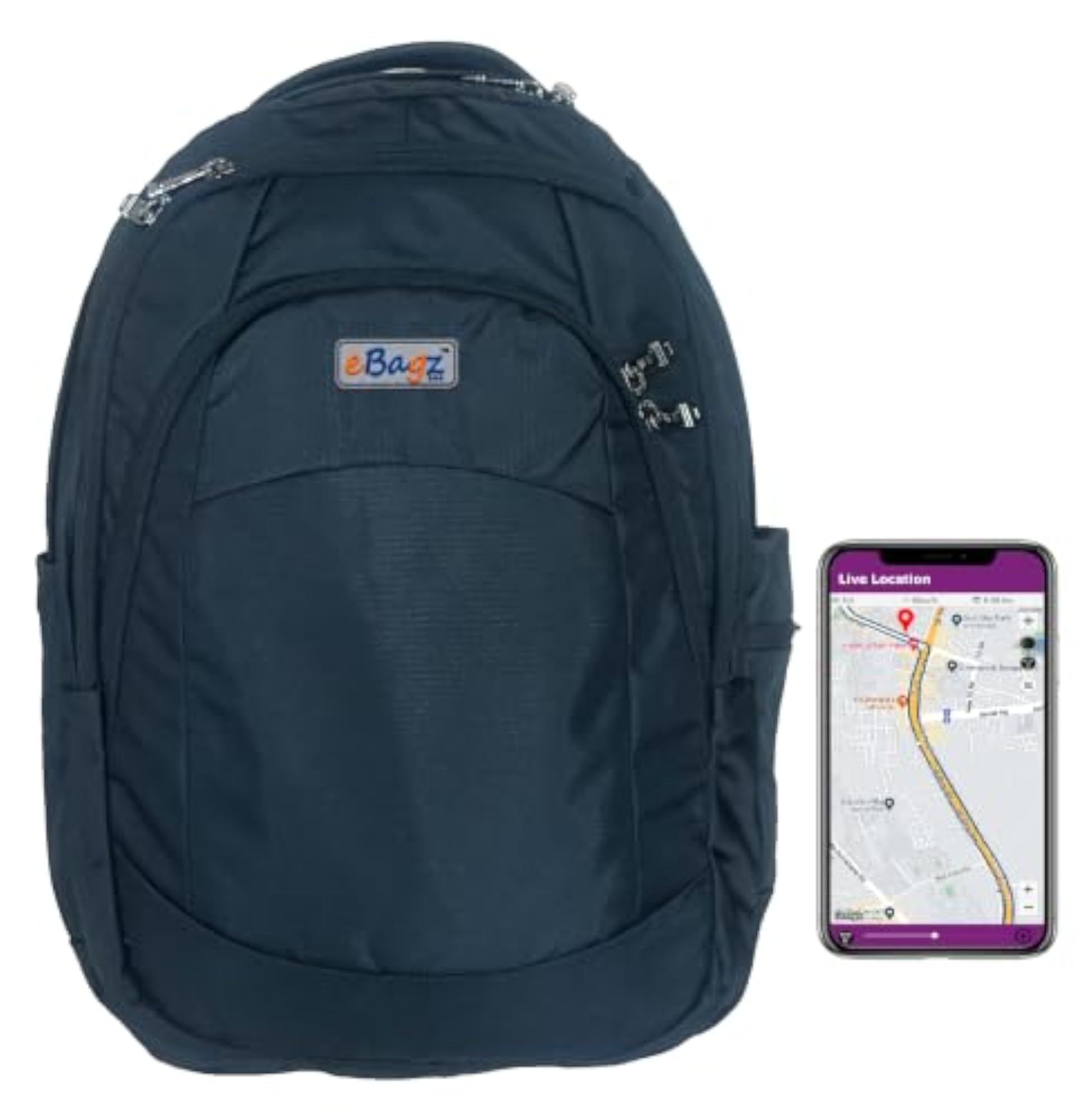 TrackMate-I 45 Liter GPS Backpack for Travel and School