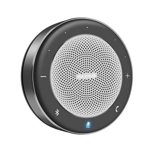 Enther&MAXHUB Bluetooth Speakerphone,USB Conference Speaker with 360&deg; Voice Pickup...