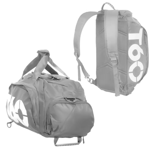 Mochila Bag T60 Multifuncional Unissex Esportiva Academia Natação Ciclismo Escolar Trabalho Passeio Casual Viagem - Cores Diversas - Variadas (Cinza)