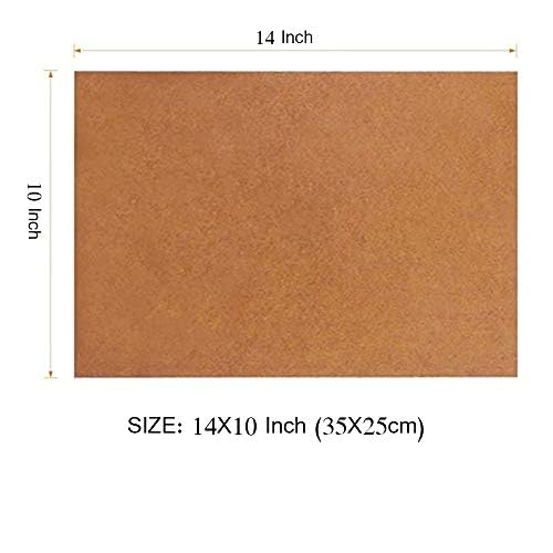 Image of Food Basket Liners, Grease Resistant Wax Paper Sheets for Food, Oil Resistant Paper for Chips, Fried Chicken Sandwich Wrapping Paper for Party Not for Baking Oven /Air Fryer by FUNZON (Brown)