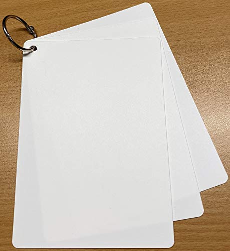 Lansdale A6 Battle Slate Cards - Blank - Pack of 3 on Ring