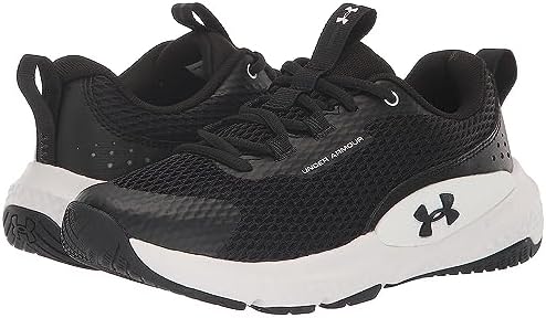 Under Armour Women's Dynamic Select Cross Trainer, (001) Black/White/Black, 8.5 | Image 6