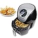 Friggitrice Elettrica ad Aria da 3.5 Litri, Friggitrice Senza Olio a Basso Contenuto di Grassi, Timer Regolabile e Cottura Rapida della Temperatura, Grande capacità per La Famiglia, 1500 W