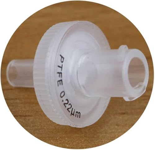 LABLPSAI Syringe Filter PTFE 13mm Diameter 0.22μm Pore Size, Hydrophobic, 100Pcs