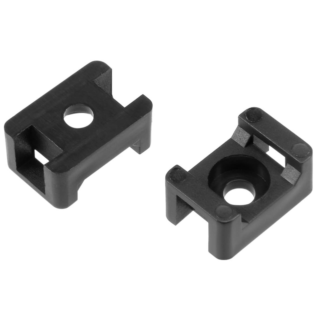 ROWORKX Cable Saddle Clips with 5.2mm Hole, 100Pcs Saddle Type Wire Holders