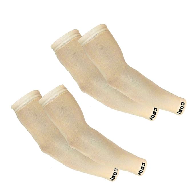 Unisex Compression Arm Sleeves for Sports, Cycling, Basketball & More - UPF 50+ Sun Protection Cotton Arm Sleeves For Men & Women-image-18