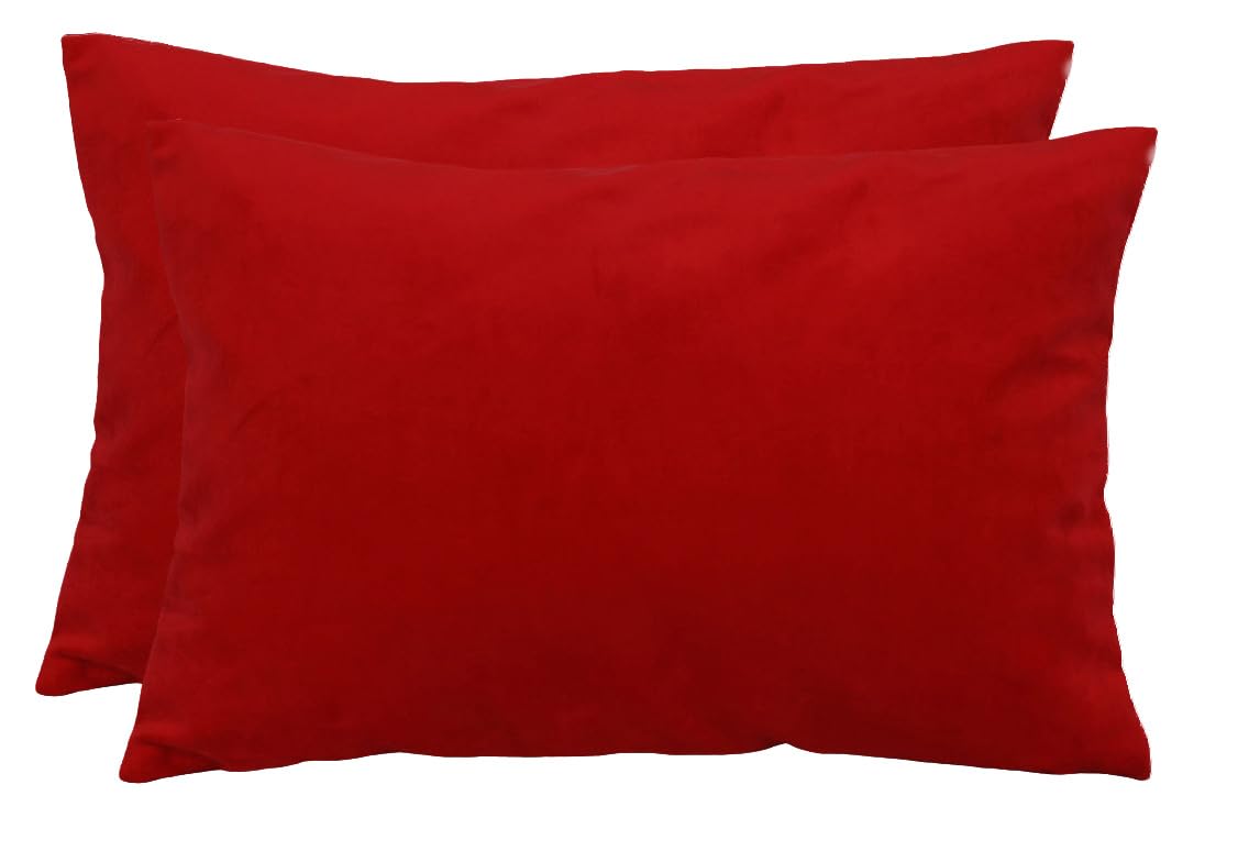 TangDepot 2-Pack Super Soft Velvet Pillow Covers, 20x20 Grass Green — view 31