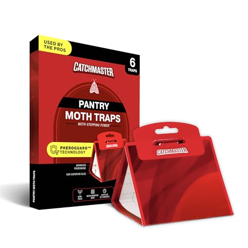 Catchmaster Pantry Moth Traps with Premium PheroGuard Technology – XL,