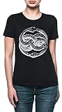 100% Cotone Vendax The Auryn T-Shirt Donna Nero