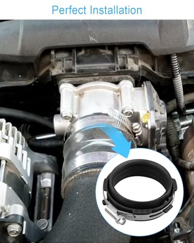 Throttle Valve Hose Gasket Clamp A7 Replace 22953190 Fit for Chevrolet Malibu 2011-2016 Buick Regal 2011-2017, Air Filter Outlet Pipe Liner Throttle Hose Gasket - Image 5