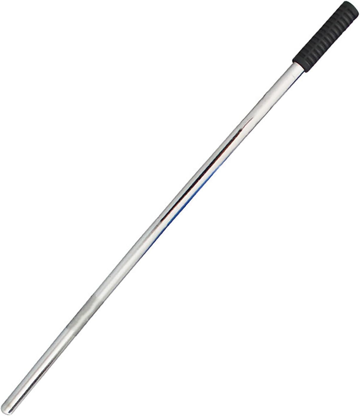 Kit per la Prova di consistenza del calcestruzzo con Cono, Attrezzatura Industriale in Acciaio per la Prova di consistenza del Cono con Asta di compattazione, Righello e Piastra di Base