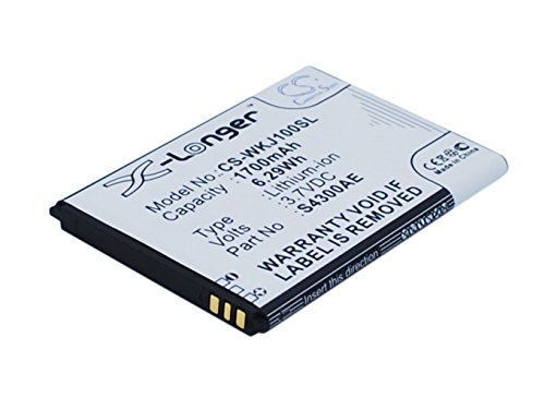 TECHTEK Batterie 1700mAh Compatible avec [Wiko] Jimmy remplace S4300AE