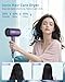 SHRATE Lightweight Ionic Hair Dryer with Diffuser - Powerful 1800W Blow Dryer for Fast Drying - Professional Low Noise Mini Hair Dryer for Travel, Gifts, Hair Styling
