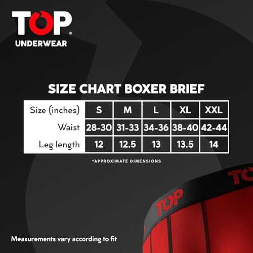 USTOP TOP - Men's Cotton Blend & Copper Boxer Briefs - Pack of 3 - Small - Black - Soft and Breathable Comfort with Odor Control2