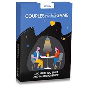 Couples Question Game …to Make You Smile and Laugh Together – Fun and Couples Card Games – Conversation Cards for Date Night – Romantic Gifts for Him