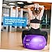 OHPHCALL Yoga Ball Thickened Stability Trainer for All Heights Durable Burst Exercise Ball Versatile Workout Accessory with Inflator for Yoga and Fitness