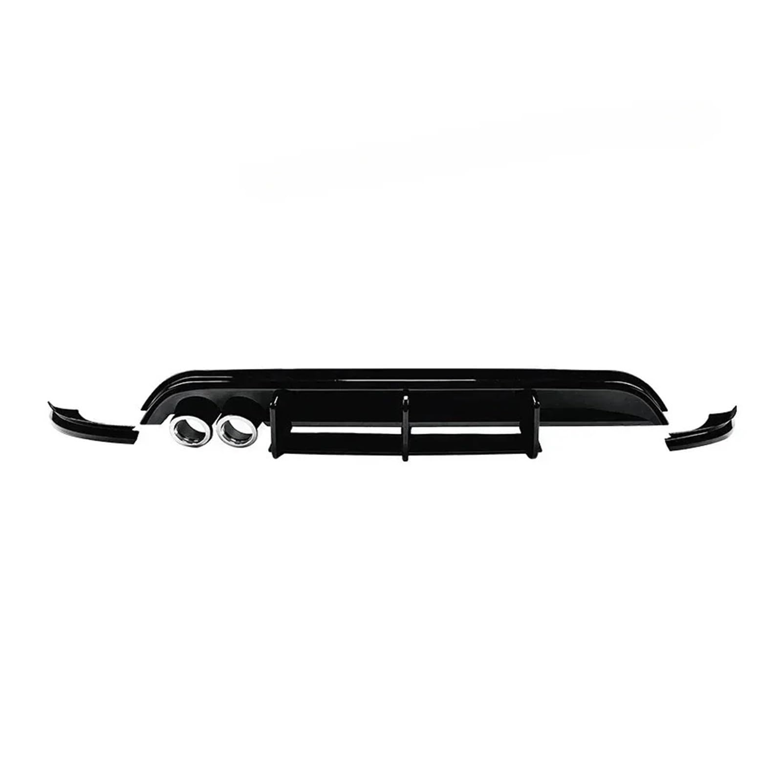 Difusor de parachoques trasero para VW Polo MK5 6R 2009 a 2014, kit de carrocería protector 7