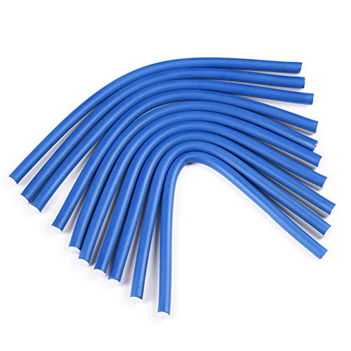 Curling Rods Flexi Rods Spiral Rollers Soft Bendy Hair Rollers, Diameter 0.8cm, Lenght 9.5