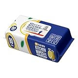 Rank Rover Kitchen Cleaning Wipes (80 Count) – Professional Grease & Oil Remover for Microwave, Air Fryer, Cooktops, Stoves & Appliances – Multi-Surface Disposable Cloths for Sparkling Clean Surfaces