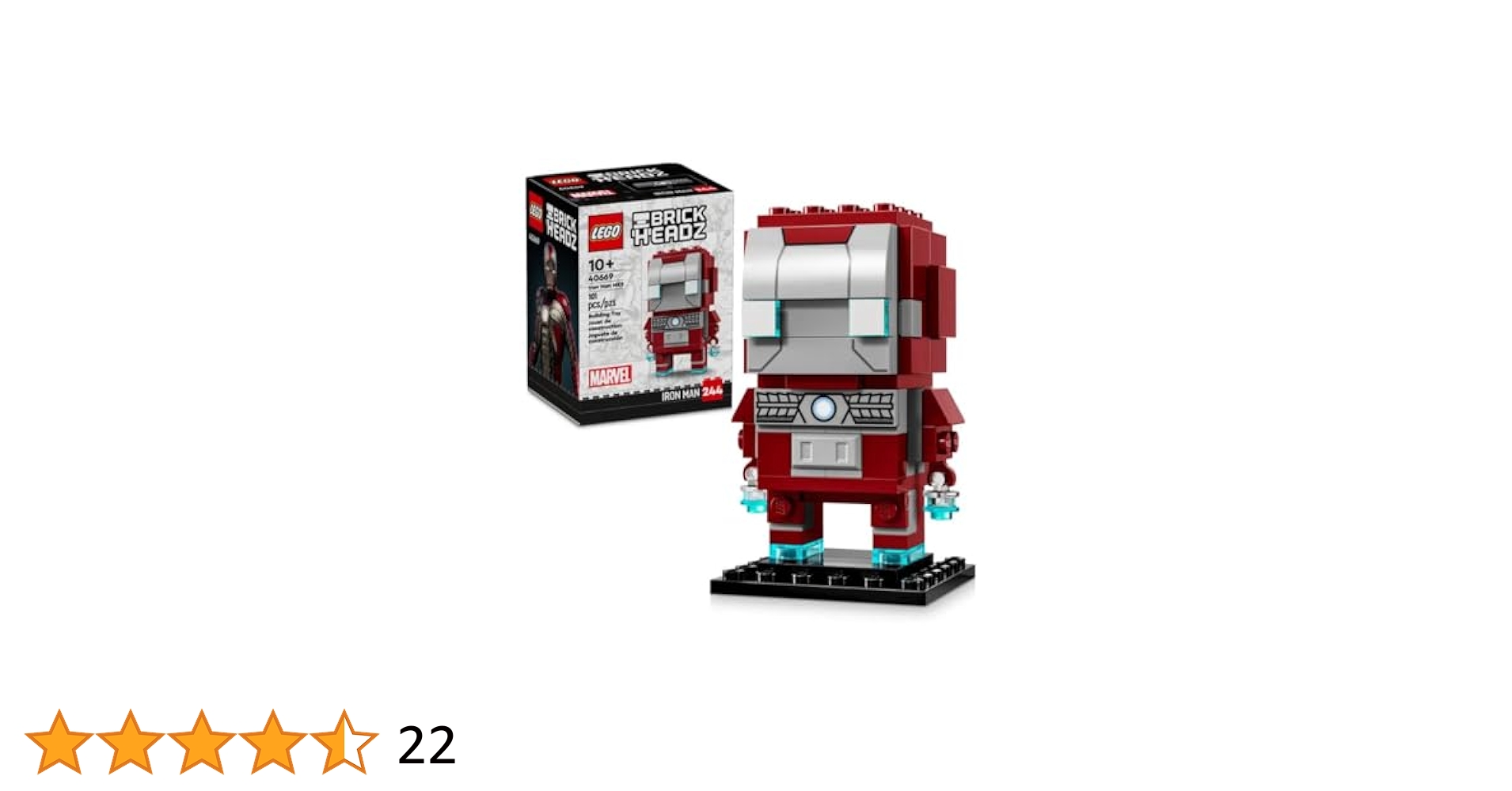 Amazon.com: LEGO 40669 BrickHeadz Iron Man MK5 : Toys & Games