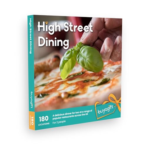 Buyagift High Street Dining Experience Gift Box for 2 180 Locations Across the UK