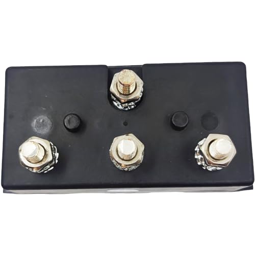 SPJIUQI 12V 6000W Max Quadrupole 3-Wire Anchor Windlass Reverse Solenoid Control Box for Marine Boat Electric Winch Forklift Control System - Thumbnail 5