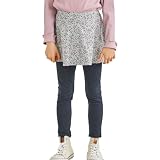 [ever closet] スカッツ キッズ 子供 女の子 レギンス 総柄 スカート [ A.マットブルー 80 ] ストレッチ 通園 通学 日常着 子供服 キッズ服 エバークローゼット
