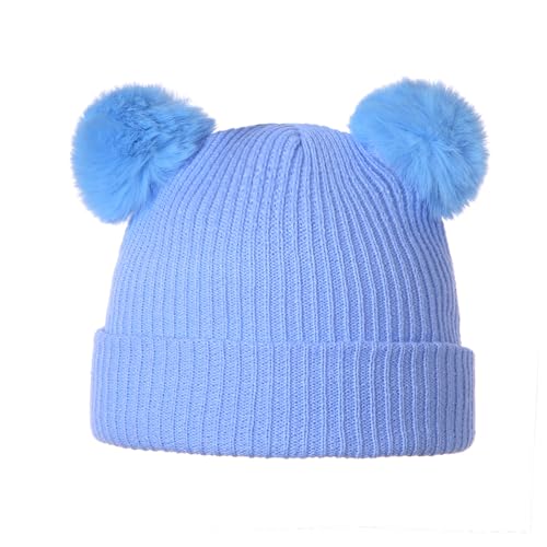 Baby Winter Hat Cute Bear Pattern Knit Beanie Warm Cap Infant Newborn Cold Weather Accessories3