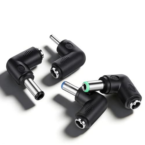 Conector de ángulo recto 5.5x2.1mm 4 piezas miniatura 5
