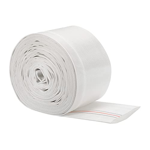 PATIKIL 80mm ID 49ft Lightweight Backwash Hose Lay Flat Reinforced Discharge PVC Hose 0.8MPa for Swimming Pool