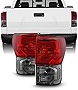 AKKON - For Toyota Tundra Pickup Truck Dark Red Rear Tail Lights Brake Lamps Replacement Pair Left + Right