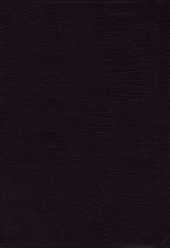 KJV, Amplified, Parallel Bible, Large Print, Bonded Leather, Black, Red Letter Edition: Two Bible Versions Together for Study and Comparison