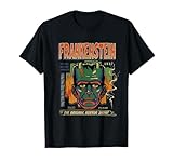 Universal Monsters Frankenstein Vintage Halloween Mask T-Shirt