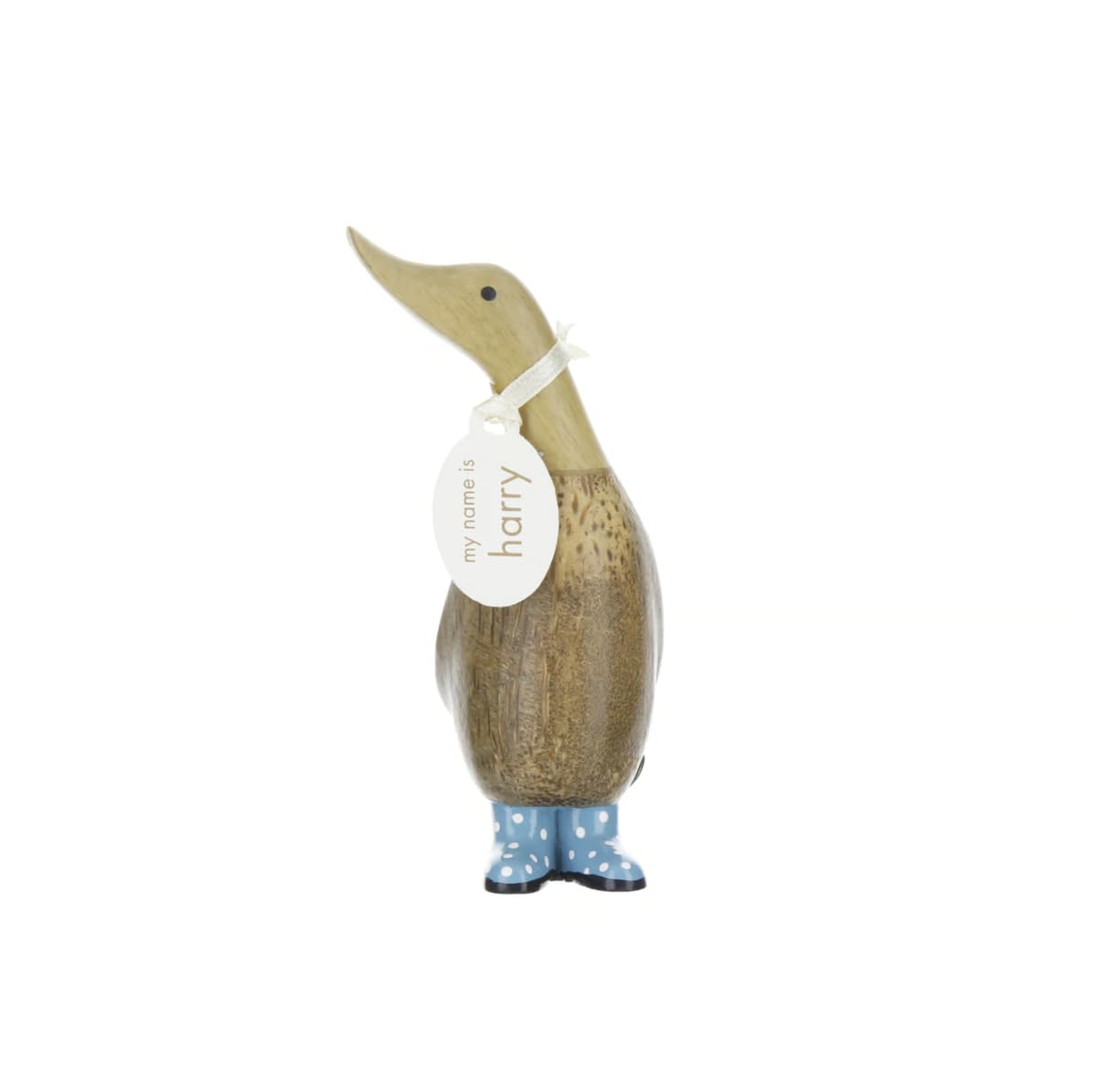 DCUK Dinky - Pato de agua con lunares en caja de regalo, color azul
