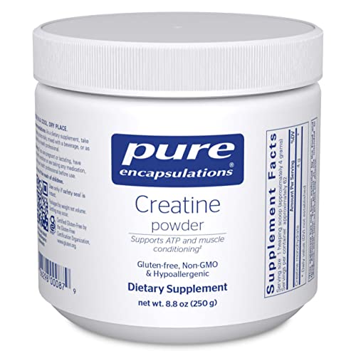Pure Encapsulations - Creatine Powder - Hypoallergenic Strength and Conditioning Support Formula for Athletes* - 250 Grams