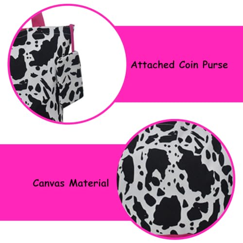 Image of NGIL Medium Top Zipper Closure Canvas Tote Bag with Attached Matching Coin Purse For Moms and Nurses