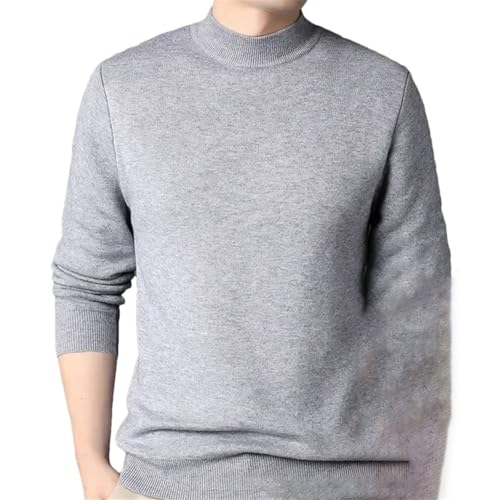Men's Wool Sweater Half Turtleneck Knit Pullovers