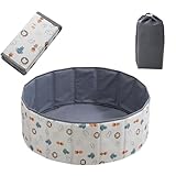 Bällebad Bällepool Faltbare Spielplatz Für Baby Kinder Kinderzimmer (Bällebad, 100cm)
