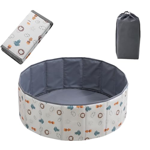 Piscina de bolas plegable, parque infantil para bebés, niños, habitación infantil (piscina de...