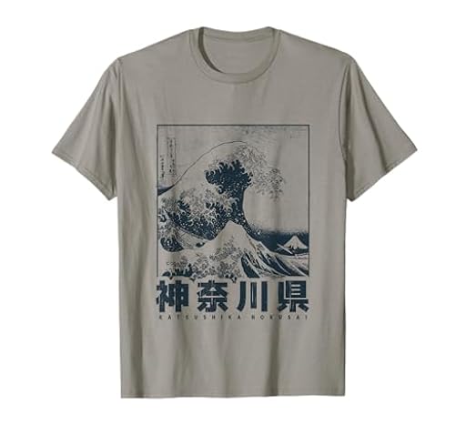 Gran Ola De Kanagawa Japón Arte Estética Japonesa Camiseta | Ya disponible en tu tienda friki favorita! En mundofriki.es!