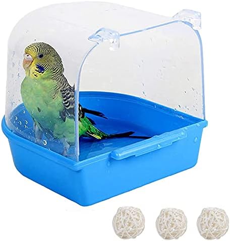 Bird Bath Liner Flexible - Which One Will Transform Your Garden? 5 Tfwadmx Bird Cage Bath Parrot Bath Box Accessory Supplies Hanging Bathing Tub for Small Birds Canary Budgies Cockatiel Lovebirds