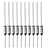 BNYZWOT SF226E-227 Degree Metal Thermal Cutoffs Thermal Fuse 10A 250V for Motor Transformer Electric Industrial Home Appliance10Pcs