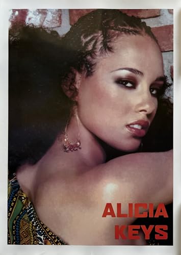 Affiche Alicia Keys grand format 52X72Cm pour cadre mural moderne