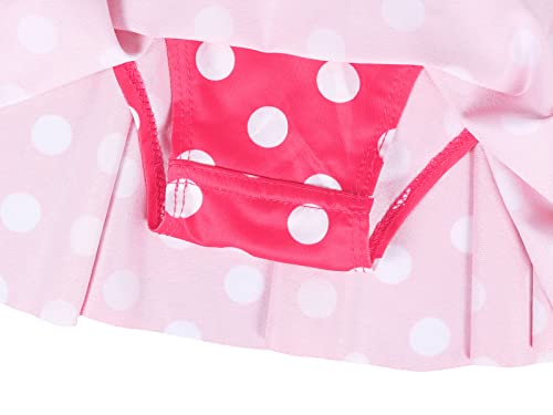 Wonderbabe Mini Mouse Two-Piece Swimsuit For Girls Holiday Beach Pool Party Outfits Kids Summer Bikini Suit 5-6T Rose Red #TOP5